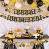 Stcomart Pre-Strung Construction Happy Birthday Banner for Construction Birthday Party Spplies, 6ft Orange Letters for Kid Boy and Girl Construction Party Decorations