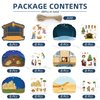 48Pcs Religious Crafts Nativity Stickers Make a Nativity Scene Sticker Ornament Christmas Tree Hanging Decorations Christian Craft Kits for Holy Night Religious Party Jesus