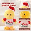 PowerPals Plush Duck Toy Includes Christmas Easter Halloween Outfits Plus A Gift Box It Walks Jumps Features Sound Movement Making It A Ideal Gifts for Kids Yellow 8.3”