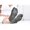 OS1st Bunion Relief Socks (One Pair) with split-toe design and bunion pad to relieve toe friction and bunion/Hallax Valgus pain (Black, Medium)