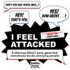 Indie Boards & Cards I Feel Attacked NSFW Edition Party Game for Adult Board Game Nights - Funny Card Games for Adults 18+, 4-10 Players - from The Publishers of Coup, Avalon and Terraforming Mars