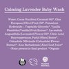Earth Mama Calming Lavender Baby Wash Liquid Foaming Hand Soap, Organic All-Purpose Lavender Body Wash for Sensitive Skin, Castile Soap with Coconut Oil, Shea Butter, Calendula, & Aloe, 5.3 Fl Oz