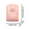 Yokawe Lipstick Case with Mirror Cosmetic Bag Travel Makeup Mini Bag Lipstick Holder for Purse Lipstick Organizer for Women (Pink)