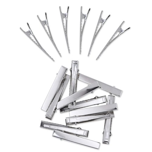 Metal Alligator Hair Clips for Hair Bows, Thick Thin Hair Cutting, Hairdressing, Curl, Profession...