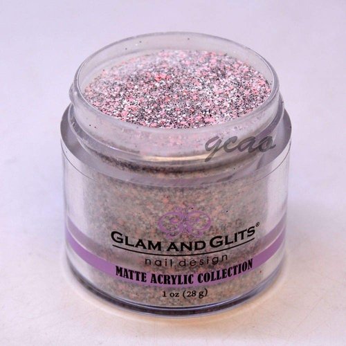 Glam Glits Acrylic Powder 1 oz Frosted Cupcake MAT607