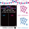 MISS FANTASY Gender Reveal Decor Gender Reveal Decorations - 54 Voting Gender Reveal Games Gender Reveal Ideas Boy or Girl Party Supplies for Gender Reveal Voting Use