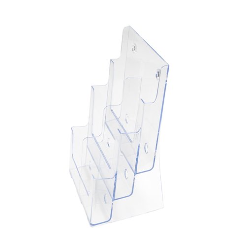 Deflect-o Tiered Document Holder, 9 by 7-1/2 by 13-3/4-Inch, Clear