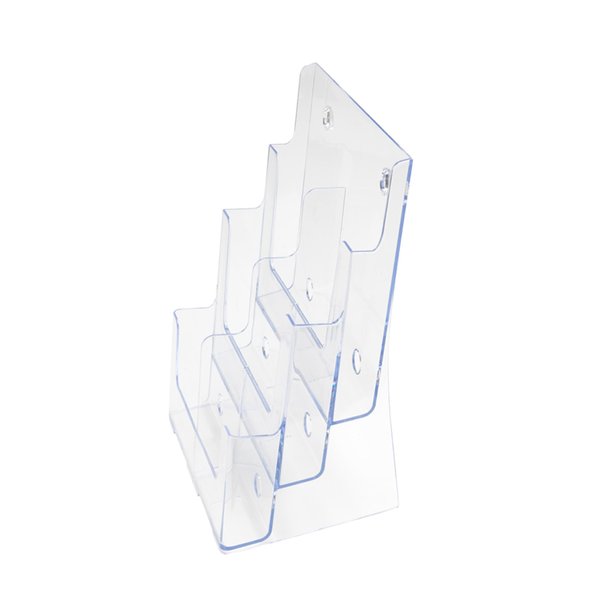 Deflect-o Tiered Document Holder, 9 by 7-1/2 by 13-3/4-Inch, Clear