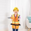 Melissa & Doug Construction Worker Role Play Costume Dress-Up Set (6 pcs) Frustration-Free Packaging - Pretend Construction Worker Outfit, Construction Worker Costume Set For Kids, Toddlers Ages 3+