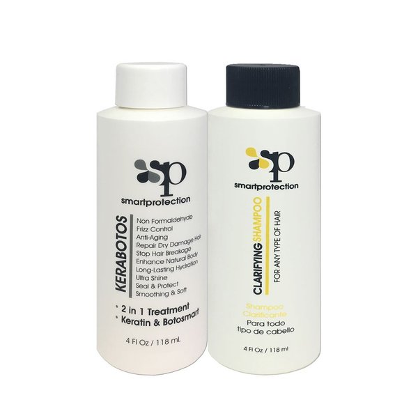 Kerabotos & Clarifying Shampoo 4oz - 2 in 1 Treatment – Keratin + Botosmart by Smart Protection