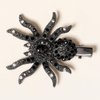 BERYUAN Halloween Spider Hair Clips Creative Rhinestone Insect Headclip Sparkle Rhinestone Monster Hairpins Black Rhinestone Spider Hair Pins Vintage Halloween Hair Clip for Party