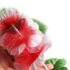 Hawaiian Leis Headband Wristbands Hawaii Tropical Luau Necklace Headpiece Bracelets Hair Bands Flower Leaf Wreath Women Summer Beach Vacation Wedding Birthday Party Favors Supplies Decorations 24 PCS