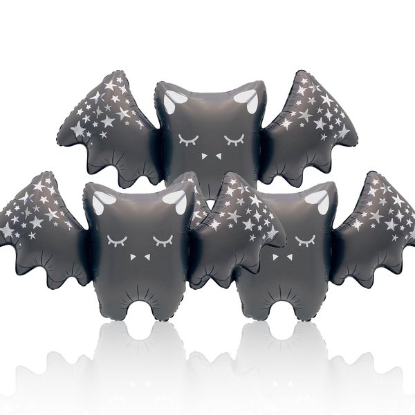 Black Bat Balloons Halloween Balloons Halloween Bat Balloons for Halloween Theme Party Supplies Spooky Party Decor Birthday Halloween Party Decorations Supplies Balloon Sets-3 Pcs