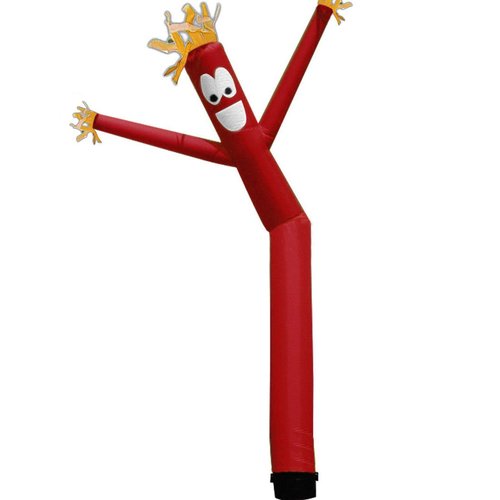 HI SUYI 20ft Advertising Inflatable Tube Men Blow Up Giant Waving Arm Fly Puppet Christmas Decorative Signs for Business Store Party (No Blower)