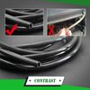 Slykew 30 PCS Car Windshield Washer Hose Kit, 13Ft Rubber Washer Hose, 30 PCS Vehicle Hose Connectors for Pump and Nozzles, Universal Automotive Windshield Wash Accessories for Truck SUV (Black)