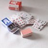 SXFSE Dollhouse Decoration Accessories, 1:12 Dollhouse Ornament Mini Playing Cards Set with 2 Boxes