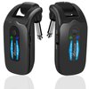 LOTMUSIC 2.4GHZ Wireless Guitar System, Rechargeable Digital Wireless Guitar Transmitter Receiver with 4 Channels and Over 10 Hours Long Battery Endurance for Electric Guitar Bass