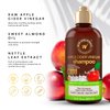 WOW Skin Science Apple Cider Vinegar Shampoo - Hair Growth Shampoo For Thinning Hair, Hair Loss & Dandruff Shampoo - Parabens & Sulfate Free Shampoo (Brown, 16.9 Fl Oz (Pack Of 1))