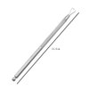 4 Pieces Nail Cuticle Pusher Stainless Steel Cuticle Pusher Triangle Cuticle Peeler Scraper Cuticle Pusher Gel Nail Polish Nail Art Remover Tool for Fingernail and Toenail, Silver