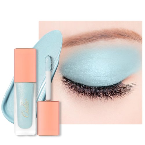 Oulac Baby Blue Matte Eyeshadow Shimmer Finish Liquid Eye Shadow Liquid eyeshadow Base| Buildable Smooth Eye Makeup, Wrinkle Resistant, Vegan, Cruelty-Free SA05