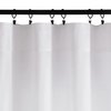 Chyhomenyc 2 Panels White Kitchen Curtains 36 Inch Length Tier Curtains, Faux Linen Textured Small Cafe Curtains, Light Filtering Short Window Curtains for Bathroom Basement, 30x36 inch, 2PCS