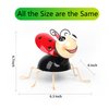 Cruis Cuka Metal Yard Art Garden Decor for Outside Cute Red Ladybugs Lawn Patio Ornaments Backyard Decorations Garden Gifts for Mom - Set of 2