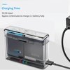 LYONGTECH Dual Battery Charger for GoPro Hero 12/11/10/9 Black,USB Charging Case with USB-C Cable,Fast Camera Batteries Accessories