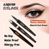 UOG Liquid Eyeliner - Waterproof, Smudge-Proof, Quick-Dry Formula with Precise Slender Brush Tip, Allergy-Free & Long-Lasting Up to 72 Hours. 1.0mL/0.035 Fl oz