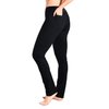 Yogipace,2 Back Pockets,Women's Straight Leg Yoga Pants Workout Pants Slim Fit,33",Black,Size XL