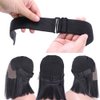 Ecojumi 5Pcs/Lot Adjustable Elastic Band For Wigs Non Slip Adjustable Straps For Wig Caps Black 1Inch 1.2Inch 1.4Inch Width Wig Fixed Band 5Pcs/Lot Secure And Steady, Adjustable Wig Bands (3.5A-5PCS)