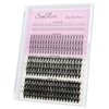 Lash Clusters Individual Lash Extensions DIY Multi-type Faux Mink Lash Tray Bottom, 7D Spike, 30D+40D Clusters Natural Eyelashes for Self Application (B-7D-30/40D)