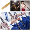 SUEWIO 10 Pack Bb Clarinet Reeds with Plastic Box, Strength 3.5 Reeds for Clarinet, Thinner Reed Tip & Unfiled Cut, Traditional Reeds for Clarinet Experienced Players