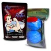 Bad A Mother - Vintage Rosie Strong Mom XL Bath Fizzers - Handcrafted Big Blue Bath Bombs for Moms - 2 Count - Made in The USA - Mother's Day Spa Gifts for The Best Mom Ever