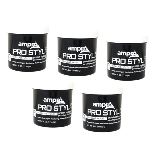 Ampro Pro Style Protein Styling Gel 6 oz (Pack of 5)