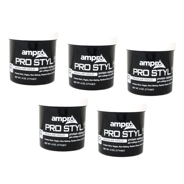 Ampro Pro Style Protein Styling Gel 6 oz (Pack of 5)