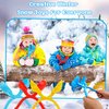 Fahacop 8 Pcs Snowball Maker Clips with Handle Duck Snowman Heart Football Shape Snowball Maker Toys for Kids Adults Winter Snow Fight Games Beach Sand Castle
