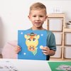 JOYIN 90 PCS 9.8”x6.7 Make-a-face Sticker Sheets Make Your Own Animal Mix and Match Sticker Sheets with Safaris, Sea and Fantasy Animals Kids Party Favor Supplies Craft