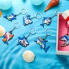 MTLEE Shark Keychains for Backpacks 8 Style Shark Key Ring Cute Shark Under the Sea Party Favors for Sea Birthday Party Supplies Rewards Carnival Prizes Set Gifts for People(24 Pcs)