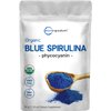 Organic Blue Spirulina Powder (Phycocyanin Extract), 50 Servings - No Fishy Smell, 100% Vegan Protein from Blue-Green Algae, Natural Luminous Food Coloring for Smoothies, Baking, Drinks & Cooking