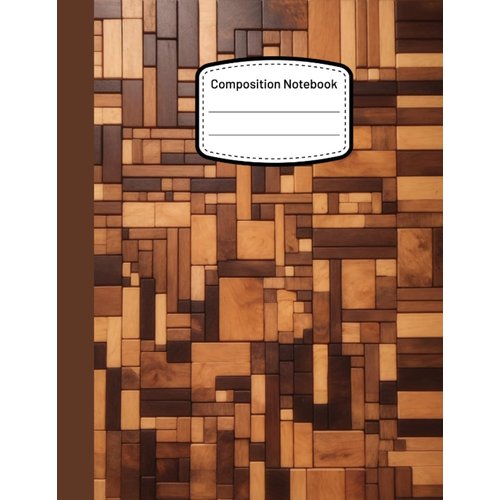 Composition Notebook: Artistry in Wood Arrangement Journal | 100 Pages - Wide Ruled Paper - 8.5 x 11 Interior - Margin (Notebook, Journal, Contacts Address & Password Book, Diary, Composition Book)