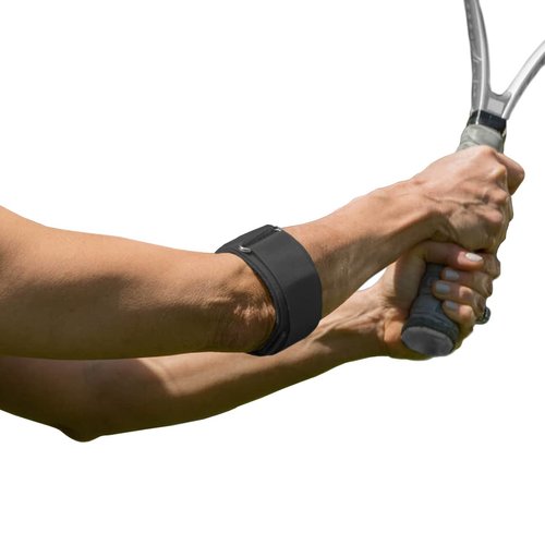 Cho-Pat Tennis Elbow Support Strap, Adjustable Compression Forearm Support for Tennis Elbow Treatment, Overuse Syndromes, and Muscle Strains, Small, Made in the USA