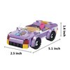 BRICK STORY Girls Friends Convertible Car Building Sets with Pet Bathing Pool Role Play Building Toys Creative Gift for Kids Aged 6-12 (182 PCS)