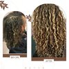 Hetto Curly Hair Extensions Clip in Human Hair #P4/27 Brown Highlight Blonde Curly Clip in Hair Extensions Human Hair Natural Wavy Hair Clip in Extensions 16 Inch 7Pcs 105g