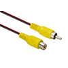 Scosche RCAV25TW 25 Ft. Backup Camera Cable - Rear View Reverse Parking Cam RCA Video & Audio Connector, Extension Cord for Car, Truck, SUV, Trailer, Surveillance Cameras and More