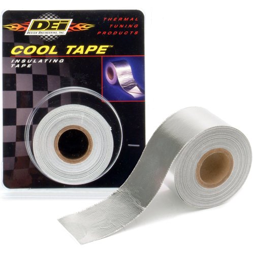 Design Engineering 010408 Cool-Tape Self-Adhesive Heat Reflective Tape, 1.5" x 15' Roll, SILVER