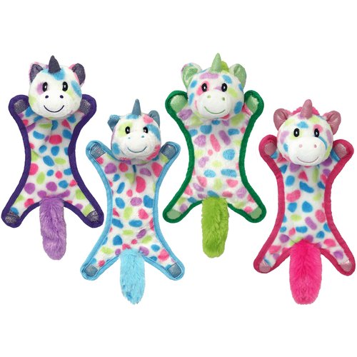 Multipet Cuddle Bunnies Unicorn Ball Head 15" (Assorted Color, 1 Pack)