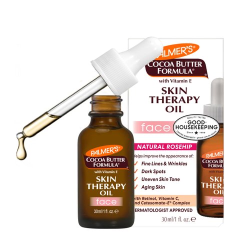 Palmer&#39;s Cocoa Butter Formula Moisturizing Skin Therapy Oil for Face with Vitamin E, C &amp; 10 Pure ...