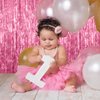 3 Pack Pink Backdrop Birthday Party Decorations Tinsel Foil Fringe Curtains Backdrop Streamer Bachelorette Christmas Graduation Wedding Princess Pink Theme Party Decorations