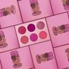 Juvia's Place Palette The Sweet Pinks - Deep Fuchsia, Soft & Sweet Pink, Shades of 6, Pressed Pigments Palette, Professional Makeup, Pigmented Pan Palette, Makeup Palette for Color & Shine