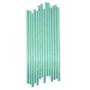 Ipalmay Sparkle Foil Green Mermaid Cocktail Paper Straws, Disposable Biodegradable Drinking, 7.75 Inches, Pack of 100